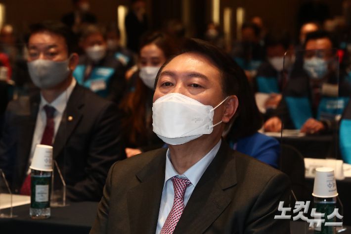 국민의힘 윤석열 대선 후보. 국회사진취재단
