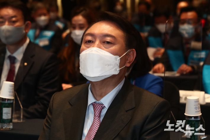 국민의힘 윤석열 대선 후보. 국회사진취재단