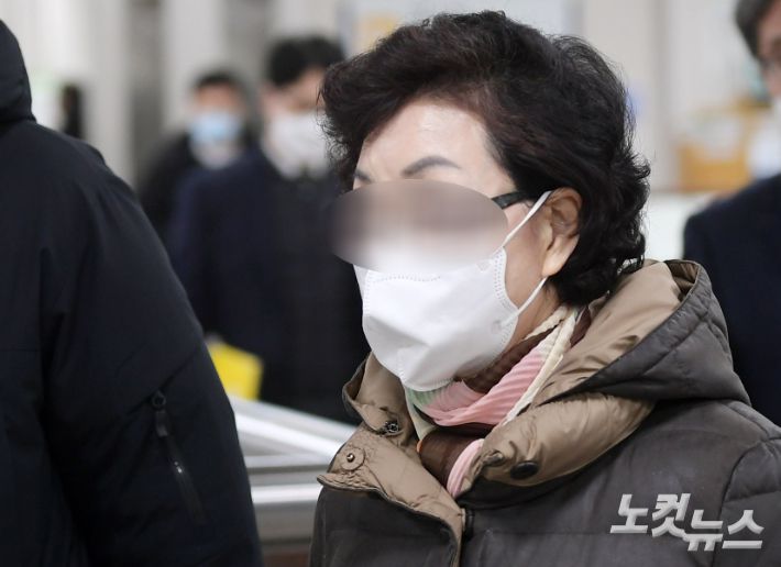 국민의힘 윤석열 대선 후보의 장모 최모씨. 이한형 기자