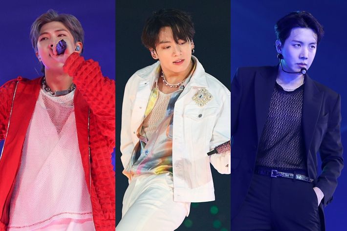 왼쪽부터 방탄소년단 RM, 정국, 제이홉. 빅히트 뮤직 제공