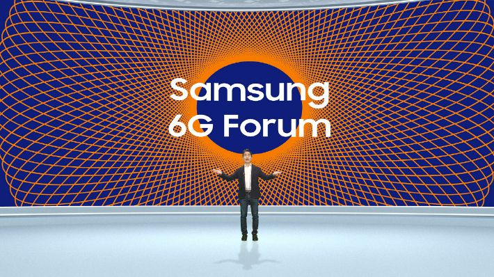 삼성전자가 13일 온라인으로 개최한 제1회 '삼성 6G 포럼(Samsung 6G Forum)'에서 삼성리서치 연구소장 승현준 사장이 인사말을 전하고 있다. 삼성전자 제공