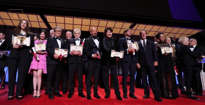 제75회 칸국제영화제 수상자들의 모습. 칸영화제 제공