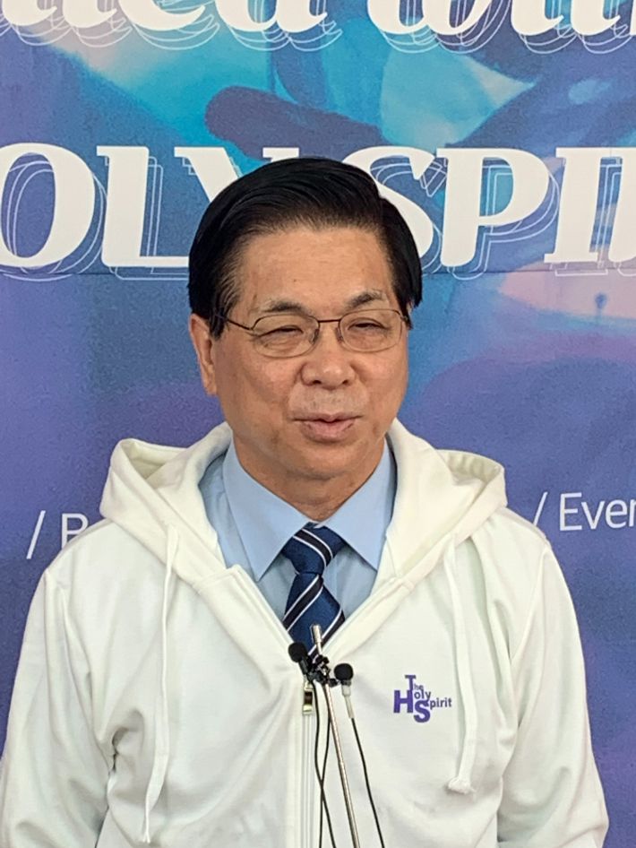 '더 홀리 스피릿 페스티벌' 주 강사로 나선 여의도순복음교회 이영훈 목사. 고석표 기자
