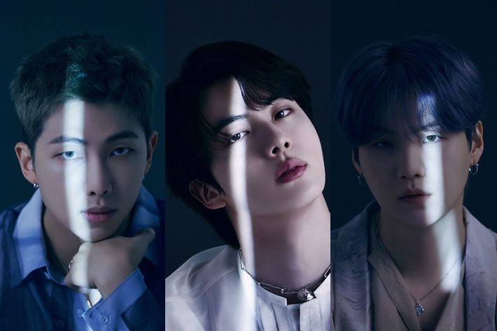 왼쪽부터 방탄소년단 RM, 진, 슈가. 빅히트 뮤직 제공