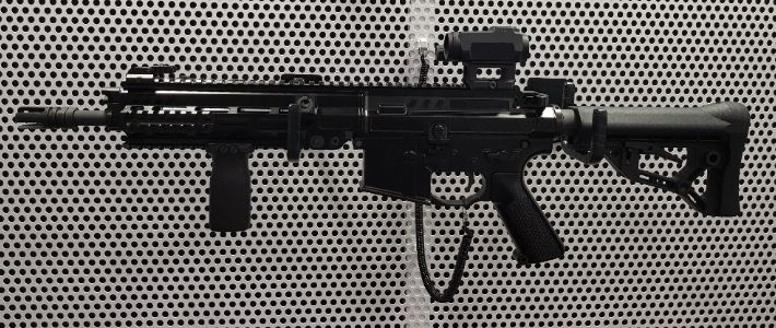 지난해 방산전시회에서 SNT모티브가 공개한 STC-16 시제품. SNT모티브 제공