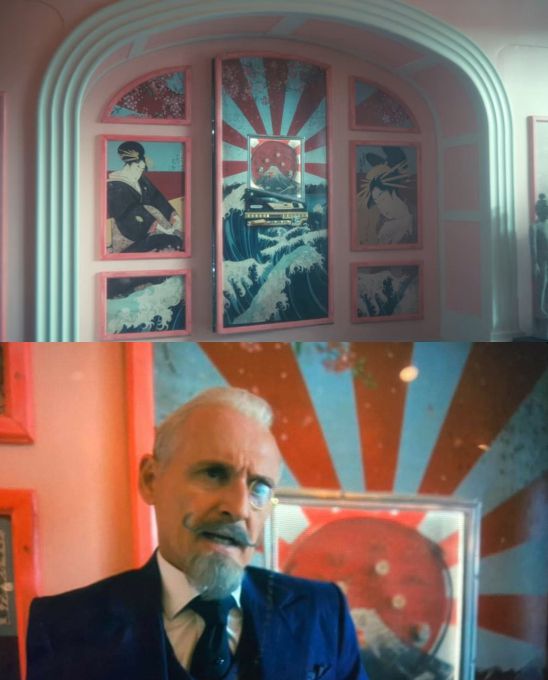 넷플릭스 '엄브렐러 아카데미 시즌3' 욱일기 장면. 서경덕 교수 제공