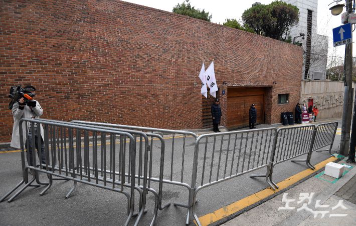 서울 논현동 이명박 전 대통령의 자택. 황진환 기자