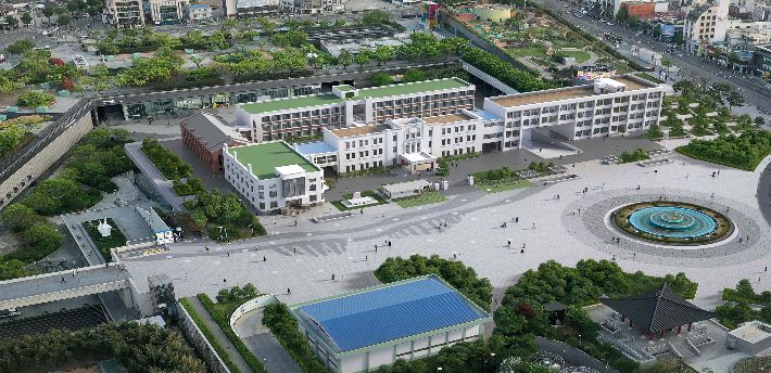 복원 예정인 옛 전남도청 전경. 옛전남도청복원추진단 제공