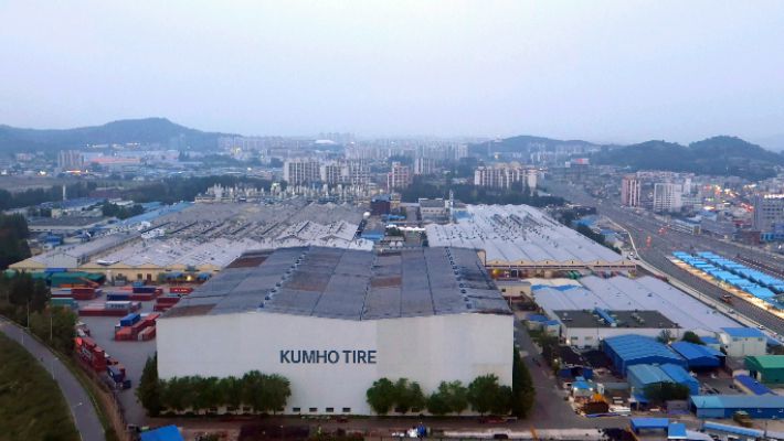금호타이어 광주공장. 금호타이어 제공