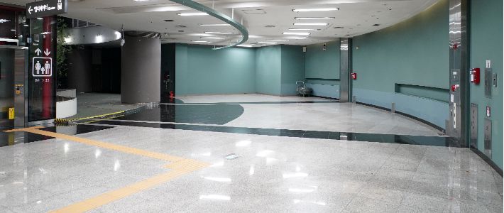 서울시가 추모공간으로 제안한 녹사평 역사 내 공간. 서울시 제공