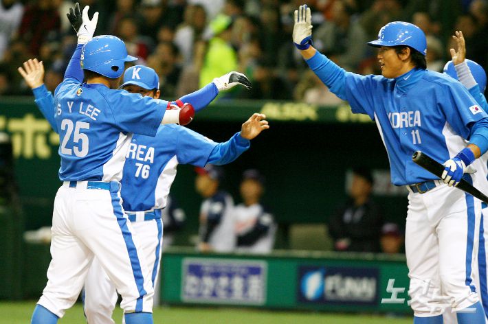 2006년 WBC 대회에서 눈부신 활약을 펼쳤던 이승엽. 노컷뉴스