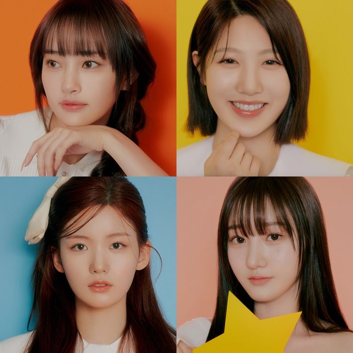 왼쪽부터 시계방향으로 첫사랑 두나, 서연, 예함, 수아. 씨에스알이앤엠, 에이투지엔터테인먼트(팝뮤직) 제공/제작 : 김수정 기자
