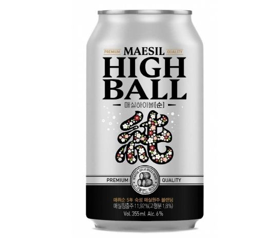 보해양조가 지난 5월 출시한 RTD 하이볼 매실 하이볼 '순'. 보해 제공