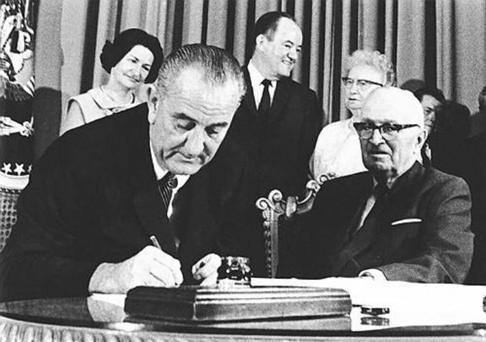 린드 존슨 전 미국 대통령. 연합뉴스