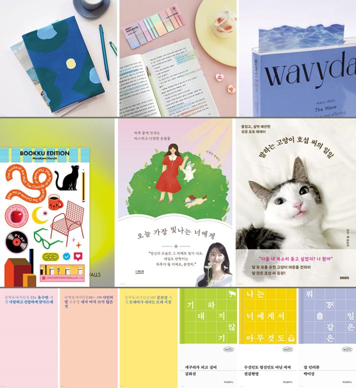 텍스트힙과 '책꾸' 열풍에 출판사들이 내놓은 책 꾸미기 에디션과 리커버 에디션. 예스24 제공