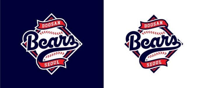 두산 베어스 새 BI. 두산