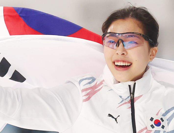 이나현, 하얼빈 AG 빙속 1000m 동메달. 연합뉴스