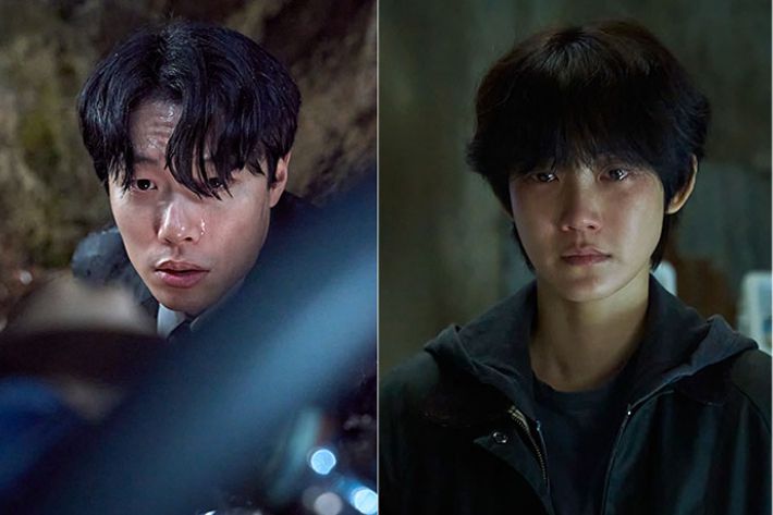 배우 신민재(좌측), 연상호 감독. 넷플릭스 제공