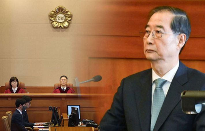 한덕수 총리 탄핵심판 선고. 류영주 기자