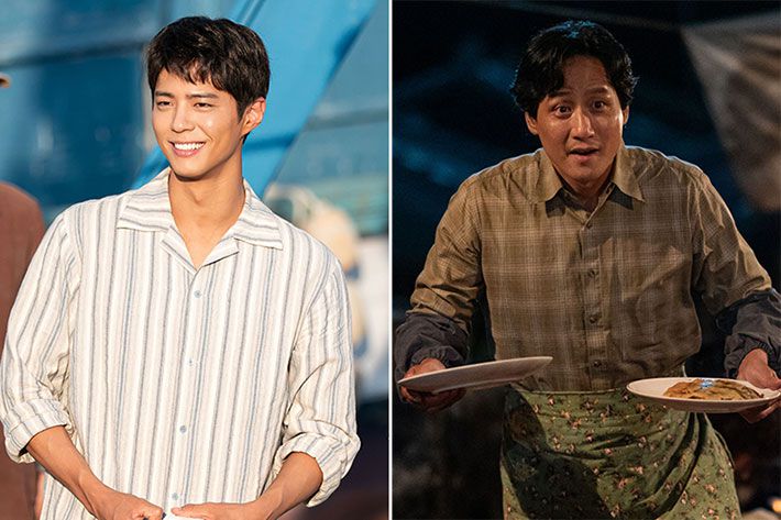 배우 박보검은 중년 양관식 역을 선보인 박해준에 대해 "저는 작품을 통해 중년 관식을 처음 봤다"며 "선배님이 잘 표현해주신 덕분에 제가 덕을 많이 봤다고 생각한다"고 감사한 마음을 거듭 전했다. 넷플릭스 제공