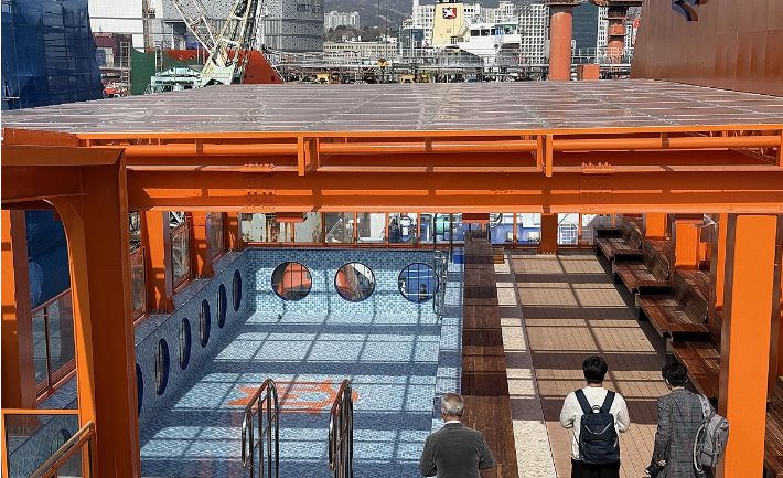 팬스타그룹의 초호화 크루즈 '미라클호' 내부 모습. 연합뉴스