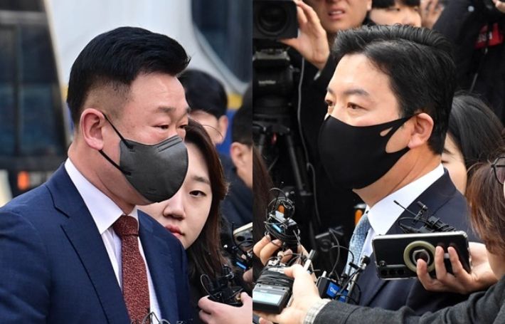 왼쪽부터 이광우 본부장, 김성훈 차장. 황진환 기자