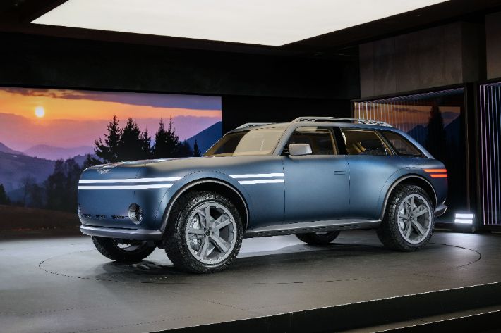 '제네시스 하우스 뉴욕'에서 공개된 '엑스 그란 이퀘이터 콘셉트'. 제네시스 제공