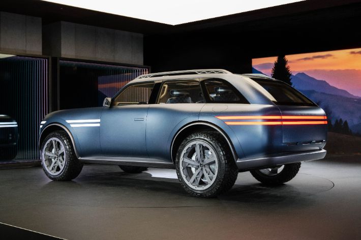 '제네시스 하우스 뉴욕'에서 공개된 '엑스 그란 이퀘이터 콘셉트'. 제네시스 제공