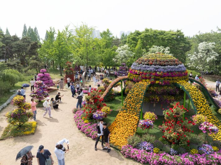 2024 고양국제꽃박람회 야외 정원. 고양시 제공