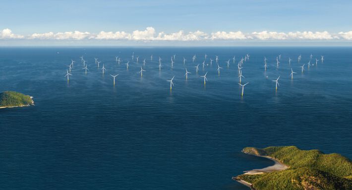 낙월 해상풍력 발전단지 조감도. 명운산업개발 제공