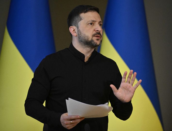 볼라디미르 젤렌스키 우크라이나 대통령. 연합뉴스