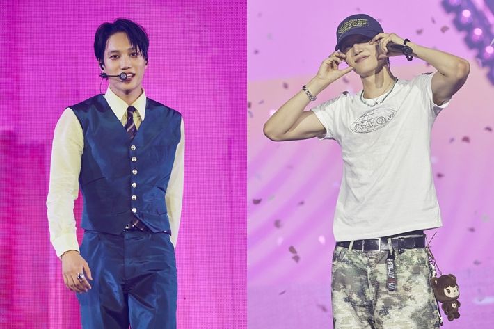 카이는 이날 총 23곡 무대를 선보였다. SM엔터테인먼트 제공