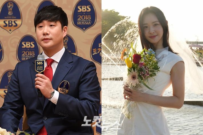 왼쪽부터 배성재, 김다영. 황진환 기자/김다영 인스타그램