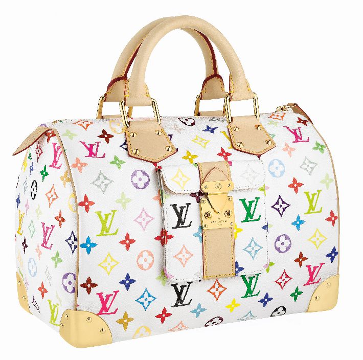 루이 비통과 무라카미 다카시의 콜라보 제품_2 ⓒLouis Vuitton Mallertier-Monogram Multicolore est une creation de Takashi Murakami pour Louis Vuitton. 루이 비통 제공
