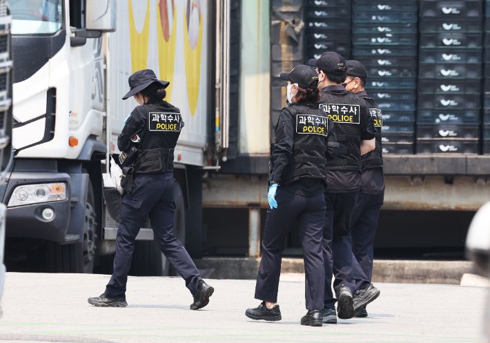 경찰·노동부, '근로자 사망' SPC삼립 시화공장 합동감식. 연합뉴스