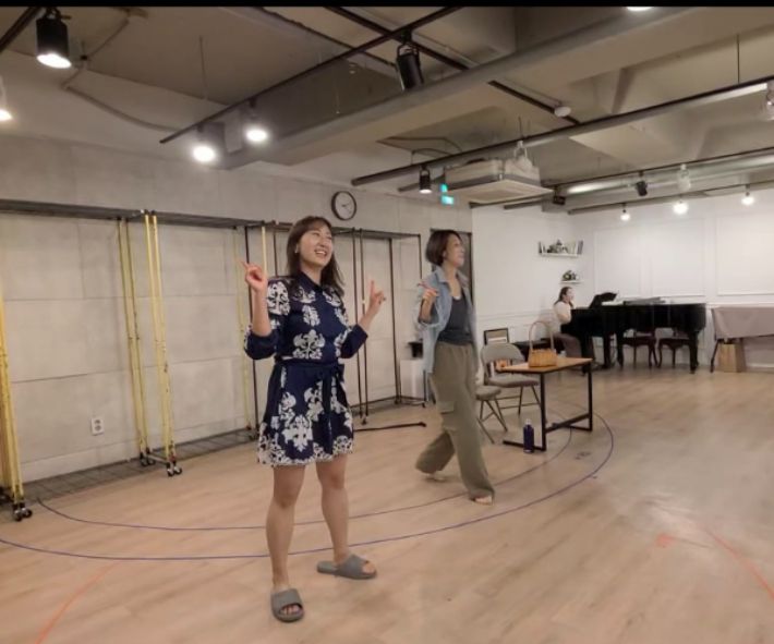 가족오페라 '헨젤과그레첼' 연습장면. 충북오페라단 제공