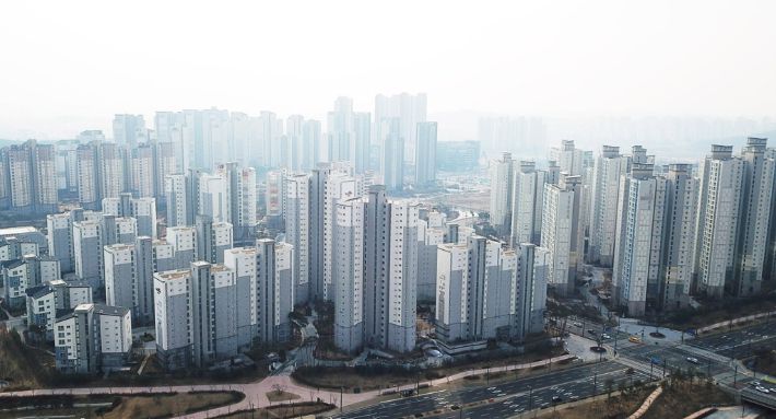 동탄역 주변 아파트 단지. 연합뉴스