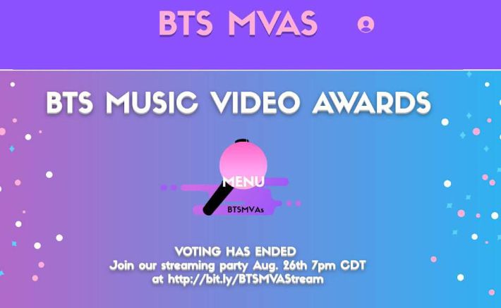 2019년 MTV VMAs의 K팝 카테고리 신설에 항의해 전 세계 아미들이 온라인상에서 개최한 BTS MVAs. 자료사진