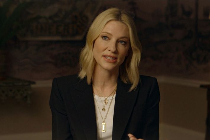 할리우드 배우 케이트 블란쳇이 '오징어 게임' 시즌 3에 딱지녀로 카메오 출연했다. 사진은 '우먼 인 할리우드' 스틸