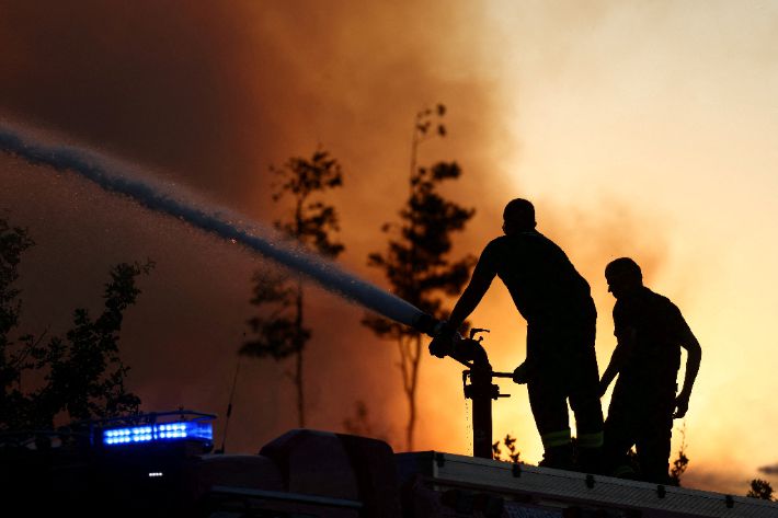 3일(현지시간) 독일에서 폭염으로 발생한 산불. 연합뉴스