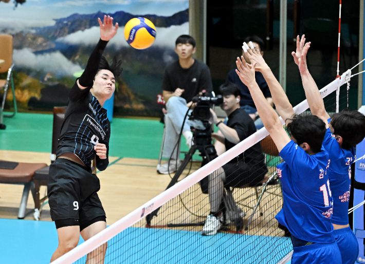 이재현 스파이크. 한국배구연맹