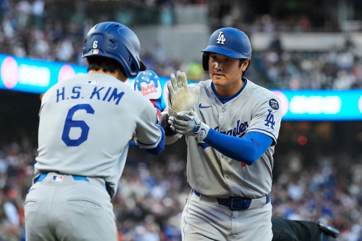 김혜성과 오타니. 연합뉴스