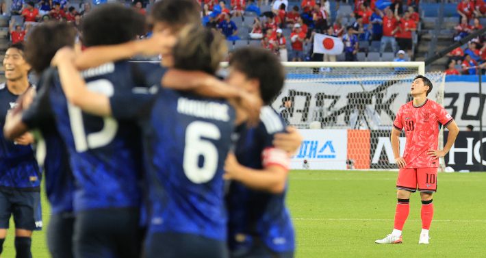 실점 아쉬운 한국. 연합뉴스