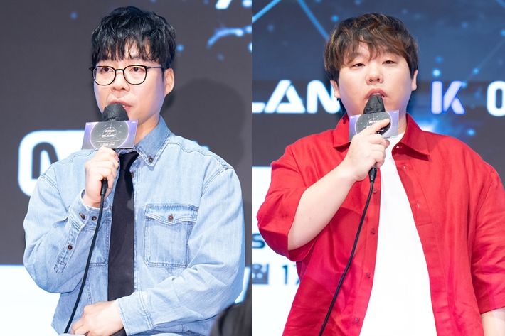 '보이즈 2 플래닛'의 K 연출을 맡은 정우영 PD, C 연출을 맡은 고정경 PD. CJ ENM 제공