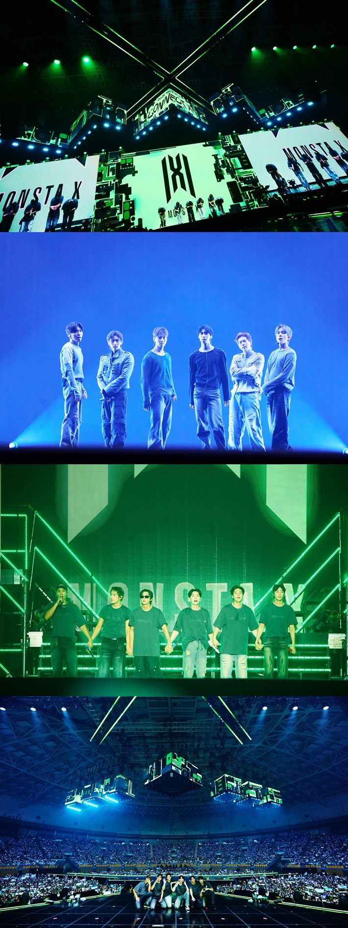 몬스타엑스는 앙코르까지 3시간 넘는 공연을 선보였다. 스타쉽엔터테인먼트 제공