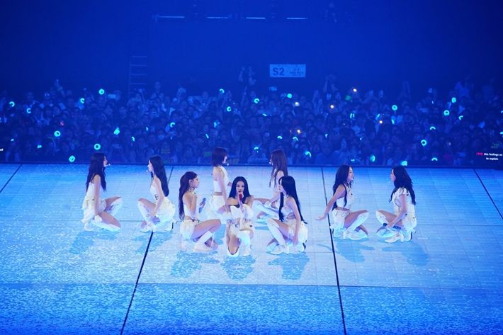 트와이스는 이날 타이틀곡 메들리는 물론 멤버별 솔로곡, 유닛 무대 등 다채로운 세트 리스트를 선사했다. JYP엔터테인먼트 제공