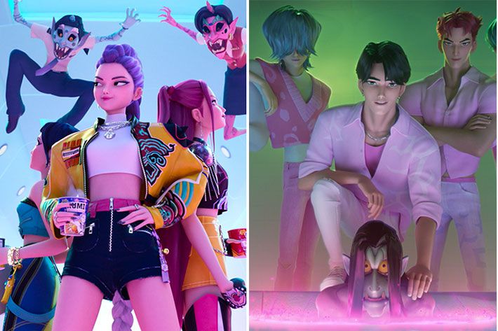 애니메이션 영화 '케이팝 데몬 헌터스'. 넷플릭스 제공