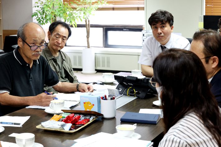 지난 2023년 6월 재일동포간첩단 관련 피해자 면담. 진실화해위 제공