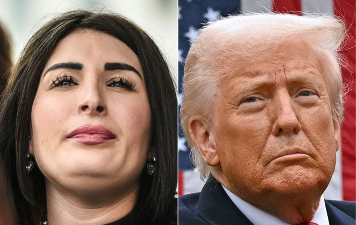 로라 루머와 트럼프 대통령 사진. 연합뉴스