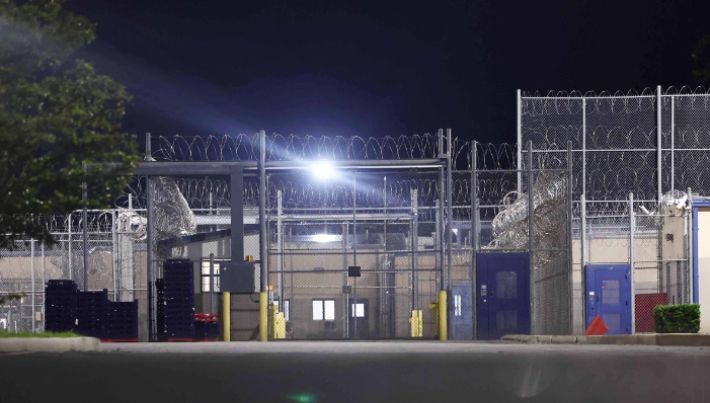 한국인들이 구금돼 있는 미국 조지아주 포크스턴의 이민세관단속국(ICE) 구금시설. 연합뉴스